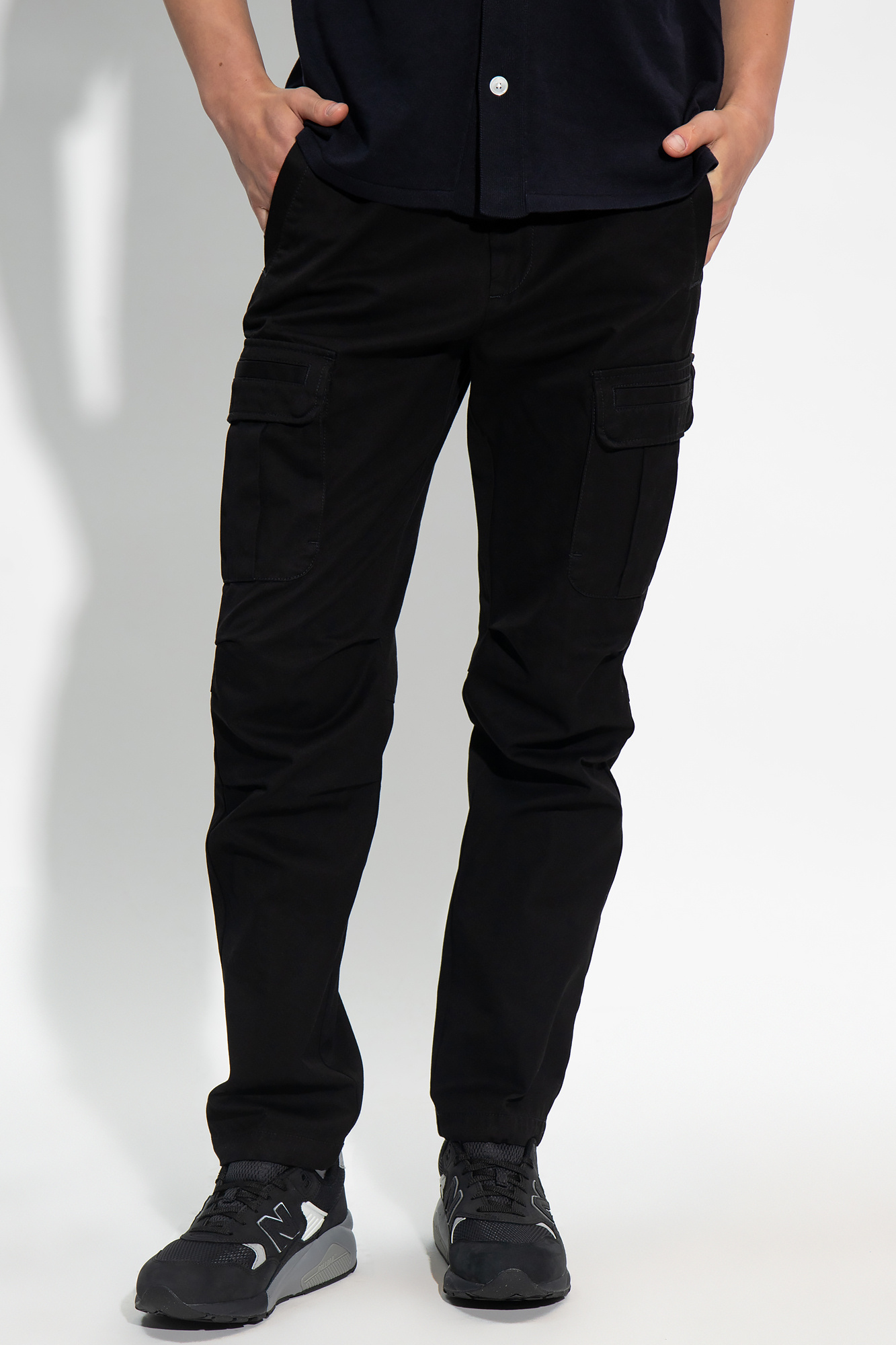 【関税&送料込】Diesel Pantalone P-Erseus In Misto Lana Pantaloni in misto lana Uomo | Nero | Diesel